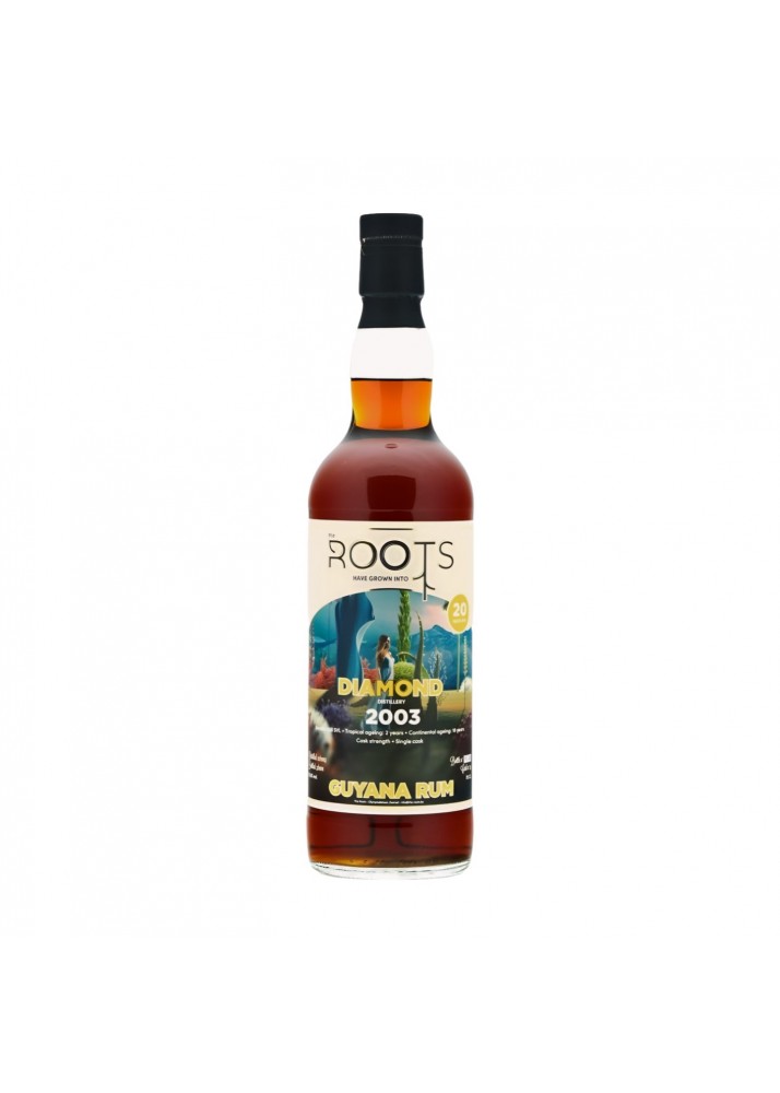Rum Diamond Guyana Savalle Still 2003 - 20ans - the roots