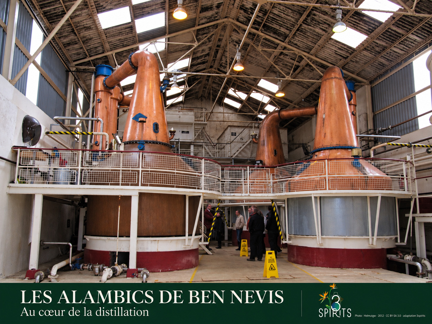 Vue des alambics de Ben Nevis, adaptée pour 3spirits